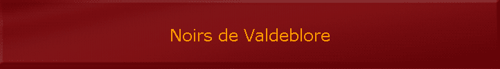 Noirs de Valdeblore